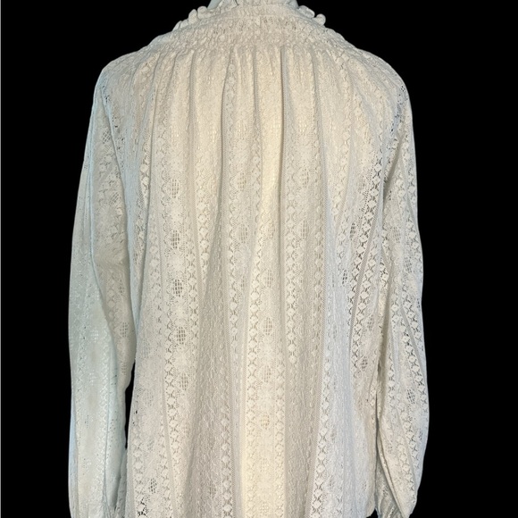 Old Navy White Lace Boho Top - Picture 3 of 5